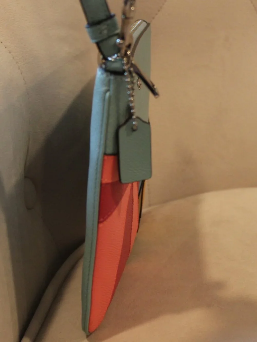 Coach Umbrella Motif Gallery Pouch Wristlet New with tags